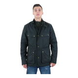 Giubbini Uomo Barbour International - Wellstone Wax Jacket - Verde