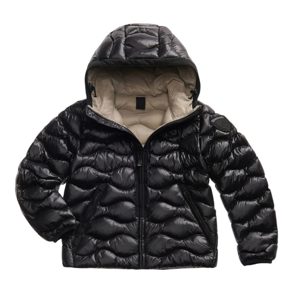 Giubbini Ragazzo Blauer - Bryant Junior Giubbini Corti Imbottito Ovatta - Nero