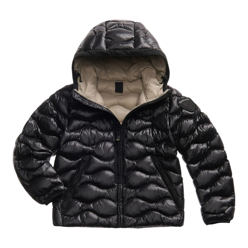 Giubbini Ragazzo Blauer - Bryant Junior Giubbini Corti Imbottito Ovatta - Nero