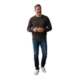 Maglioni Uomo Alpha Studio - Giro Boxy M/L Lana & Cashmere - Marrone