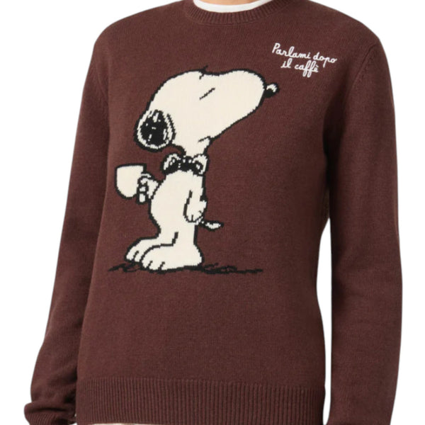 Maglioni Donna Mc2 Saint Barth - New Queen New Crewneck Sweater - Marrone