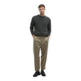 Maglioni Uomo Barbour - Essential Tisbury Crew - Oliva