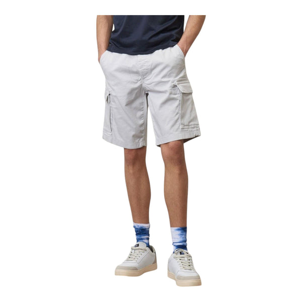 Bermuda Uomo Blauer - Pantalone Cargo / Tasconato - Bianco