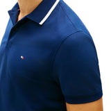 Polo Uomo Tommy Hilfiger - Performance Tipped Reg Polo - Blu