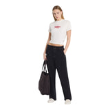 T-shirt Donna Dickies - Center Logo Ss Tee W - Bianco