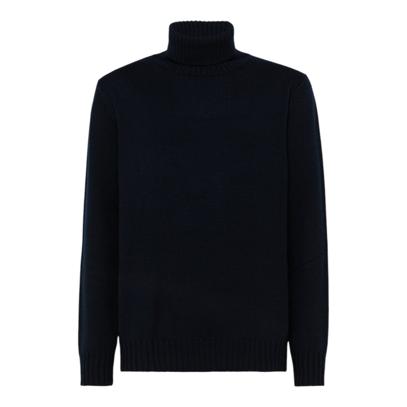 Maglioni Uomo Alpha Studio - Ciclista M/L Merinos Pesante - Blu