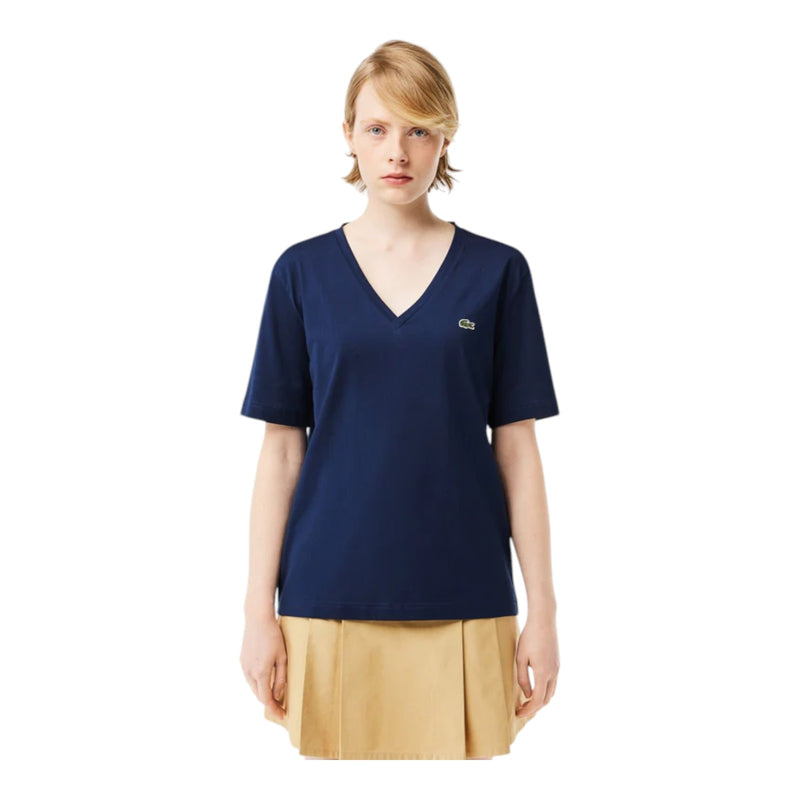 T-shirt Donna Lacoste - T-Shirt - Blu