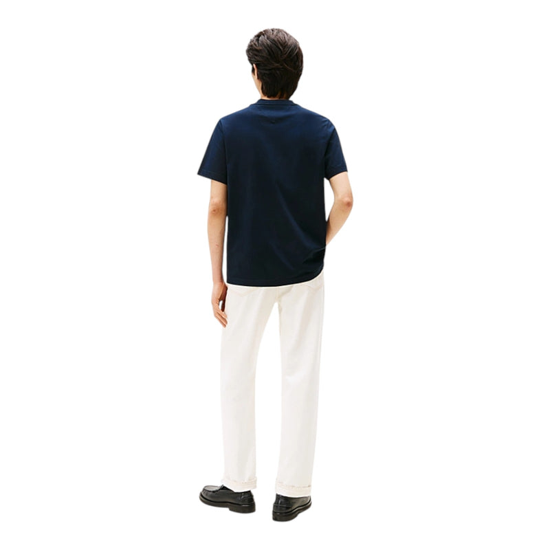 T-shirt Uomo Tommy Hilfiger - Rwb Crest Tee - Blu