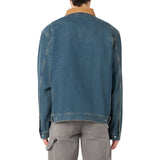 Giubbini Uomo Dickies - Denim Painter Jacket Khaki Tinted Blue - Denim