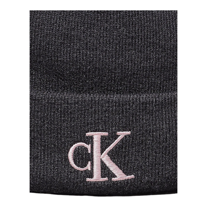 Berretti in maglia Donna Calvin Klein - Monogram Embro Beanie - Nero