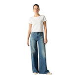 Jeans Donna Levi's - 728 Hr Wide Leg Retro Rinse Lb - Azzurro