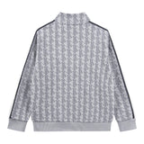 Felpe senza cappuccio Ragazza Lacoste - Lcn Monogram Full Zip Top - Grigio