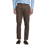 Pantaloni Uomo Impure - Chino Long Comf.mixed Linen G/D - Marrone