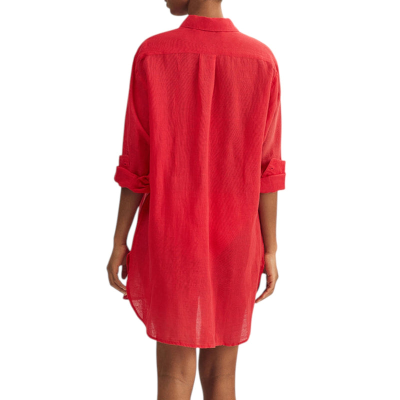 Camicie Donna Polo Ralph Lauren - Boyfriend Shirt - Corallo