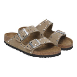 Sandali Donna Birkenstock - Arizona Rivet Border - Beige