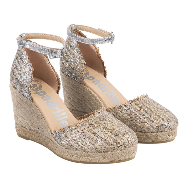 Sandali Donna Espadrilles - Cile Abe Espadrilles - Argento