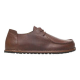 Mocassini Uomo Birkenstock - Utti Lace N roast, Natural Leather - Marrone