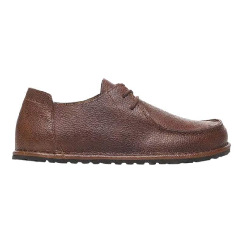 Mocassini Uomo Birkenstock - Utti Lace N roast, Natural Leather - Marrone