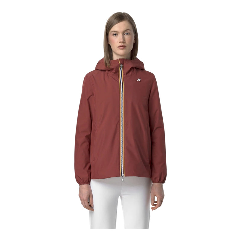 Giubbini Donna K-Way - Marguerite Stretch Poly Jersey - Rosso