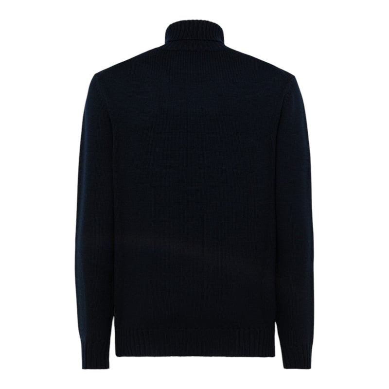 Maglioni Uomo Alpha Studio - Ciclista M/L Merinos Pesante - Blu