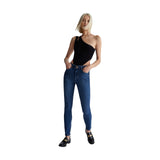 Jeans Donna Liu Jo - Ecs B.up Divine H.w. - Blu