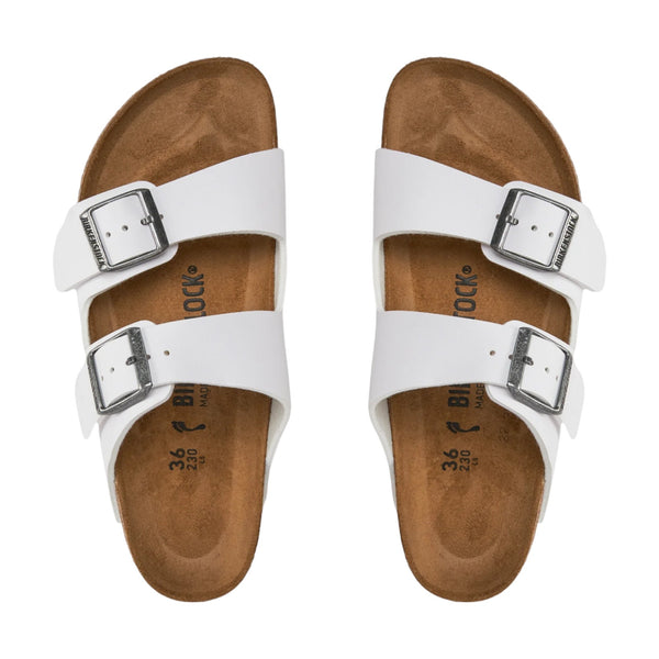 Sandali Donna Birkenstock - Arizona white, Birko Flor Calz. S - Bianco