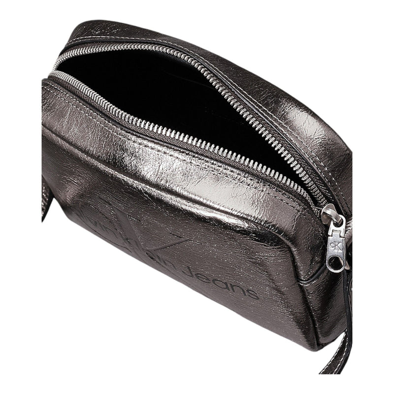 Borse a spalla Donna Calvin Klein - Sculpted Camera Bag Tum - Argento