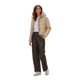 Giubbini Donna MACRON CLUB HOUSE - Mch Fcf Wmn Krissy Padded Jkt Sand - Sabbia