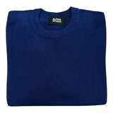 Maglioni Uomo Alpha Studio - Girocollo M/L Merinos Pesante - Blu elettrico