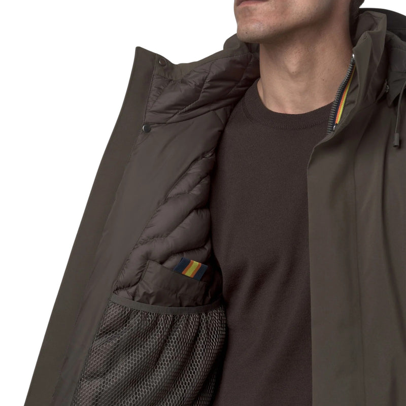 Giubbotti Uomo K-Way - Thomal Bonded Padded - Oliva