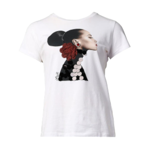 T-shirt Donna Liu Jo - T-Shirt Moda M/C - Bianco