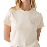 T-shirt Donna Levi's - Graphic Classic Tee Love In Levi's Egret - Beige