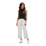 Canotte e top Donna Alpha Studio - Collo Tiffany S/M Popeline Shapes - Nero