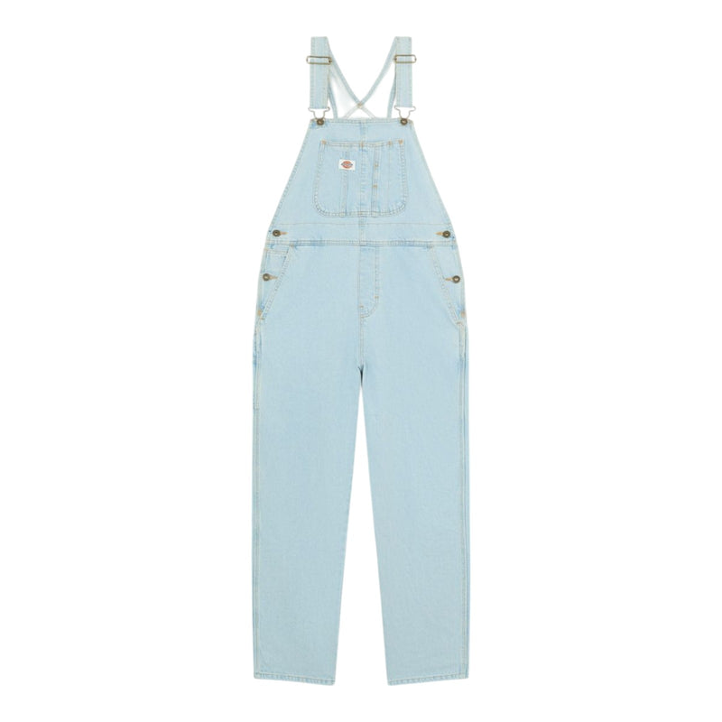 Salopette Donna Dickies - Dickies Classic Denim Bib W Vntg Blue - Denim