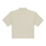 Camicie Donna Dickies - Work Shirt Cropped Ss W Whitecap Gray - Panna
