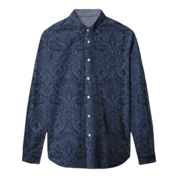 Camicie casual Uomo Tooco - Long Sleeve Shirt - Blu