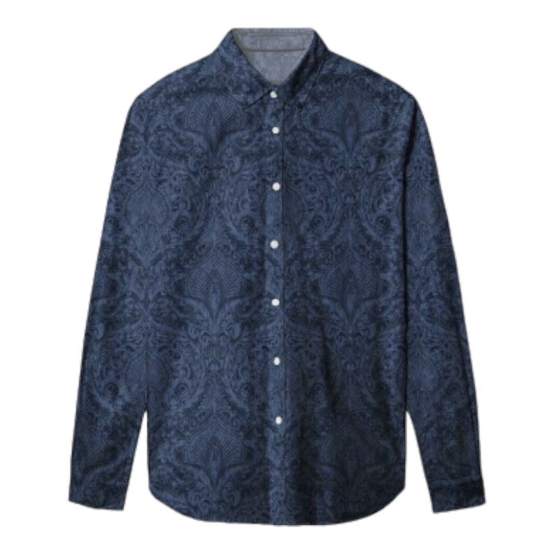 Camicie casual Uomo Tooco - Long Sleeve Shirt - Blu