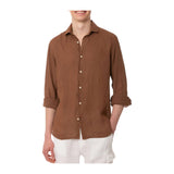 Camicie casual Uomo Mc2 Saint Barth - Pamplona	Classic Shirt - Marrone