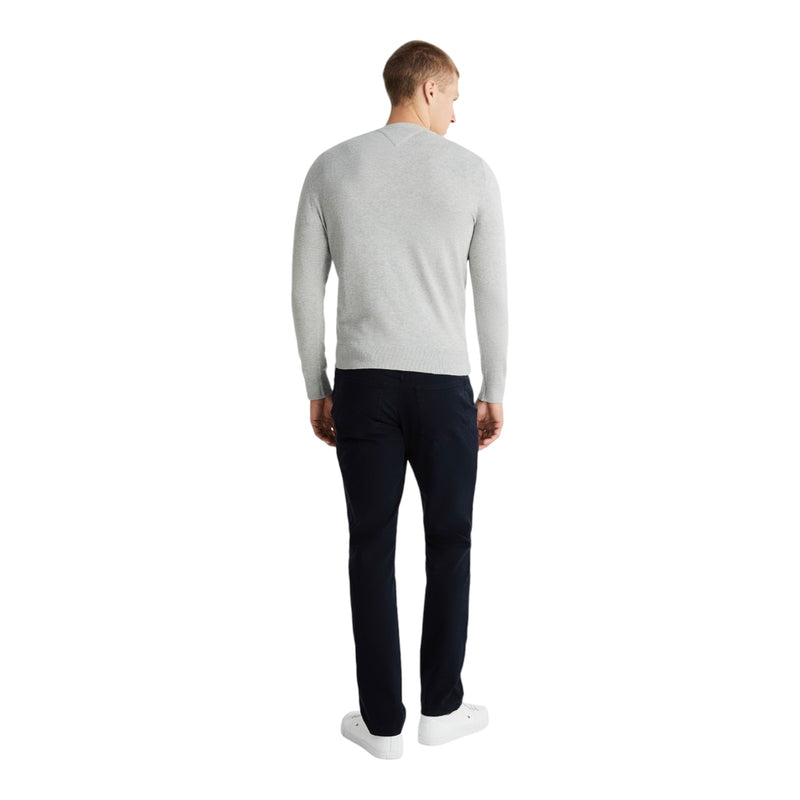 Maglie a manica lunga Uomo Tommy Hilfiger - Essential Cotton Crew Neck - Grigio