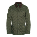 Giubbotti Uomo Barbour International - Heritage Liddesdale Quilt - Oliva