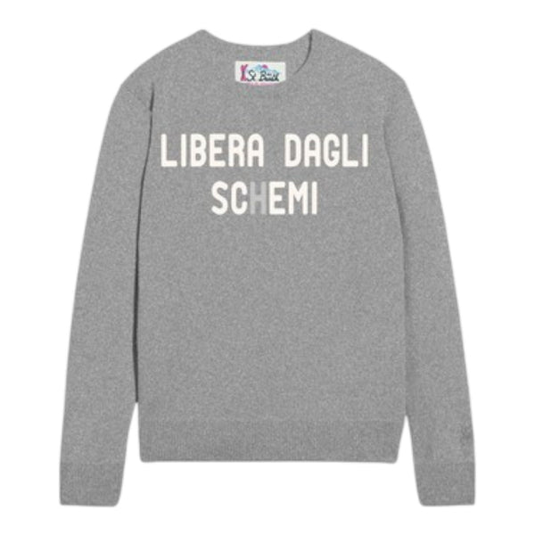 Maglioni Donna Mc2 Saint Barth - New Queen New Crewneck Sweater - Grigio