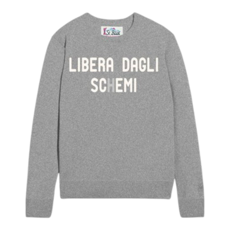 Maglioni Donna Mc2 Saint Barth - New Queen New Crewneck Sweater - Grigio