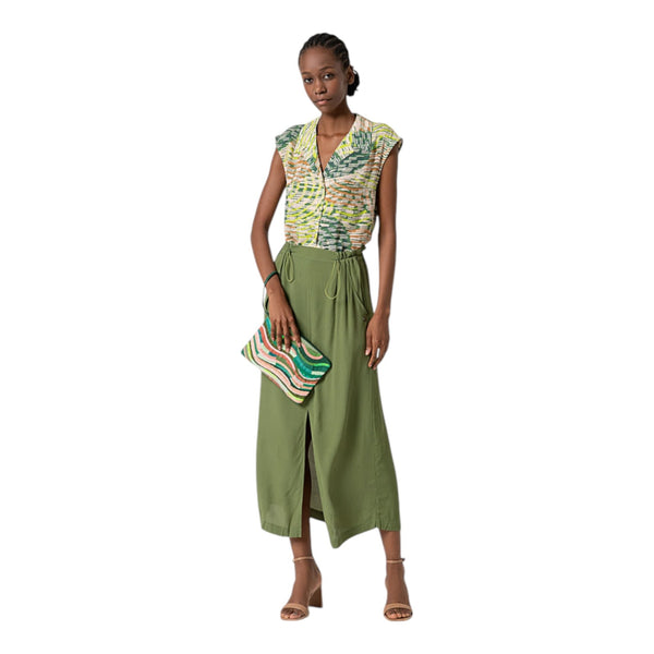 Camicie Donna Surkana - Camicia manica corta - Verde