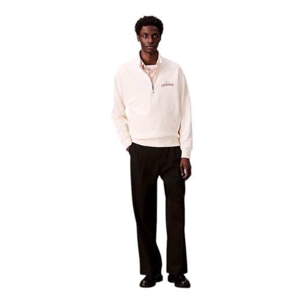 Felpe senza cappuccio Uomo Calvin Klein - Prmm Trry Chn Sttch - Panna