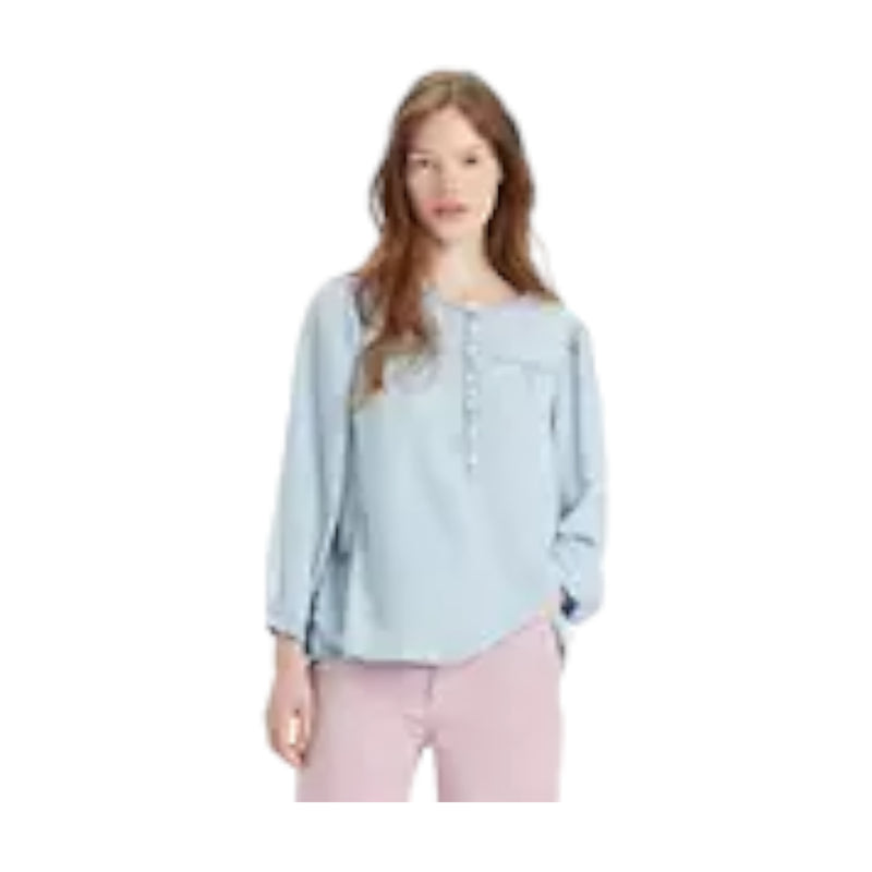 Bluse Donna Levi's - Halsey 3/4 Slv Blouse - Celeste