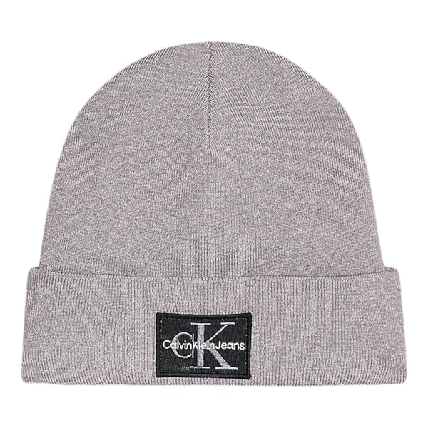 Berretti in maglia Donna Calvin Klein - Inst Patch Beanie - Grigio