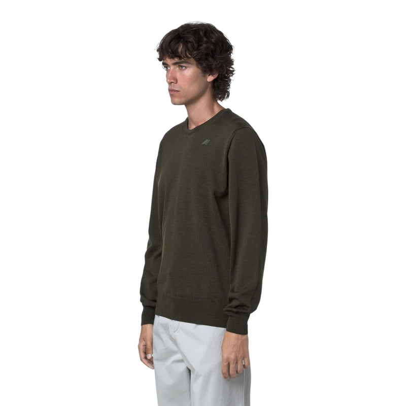Maglioni Uomo K-Way - Pullover Sebastien Merino - Verde