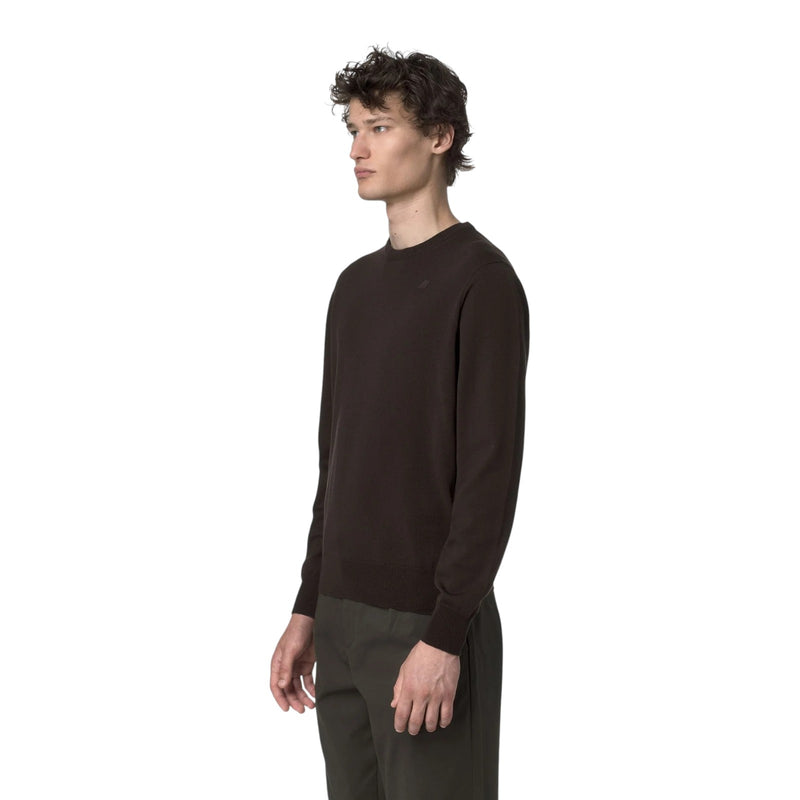 Maglioni Uomo K-Way - Pullover Sebastien Merino - Marrone