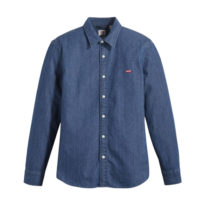 Camicie casual Uomo Levi's - Ls Battery Hm Shirt Slim - Lyon Battery Hm - Blu