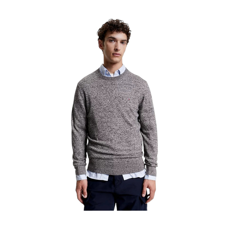 Maglie Uomo Tommy Hilfiger - Pima Org Ctn Cachemire Crew Neck - Grigio